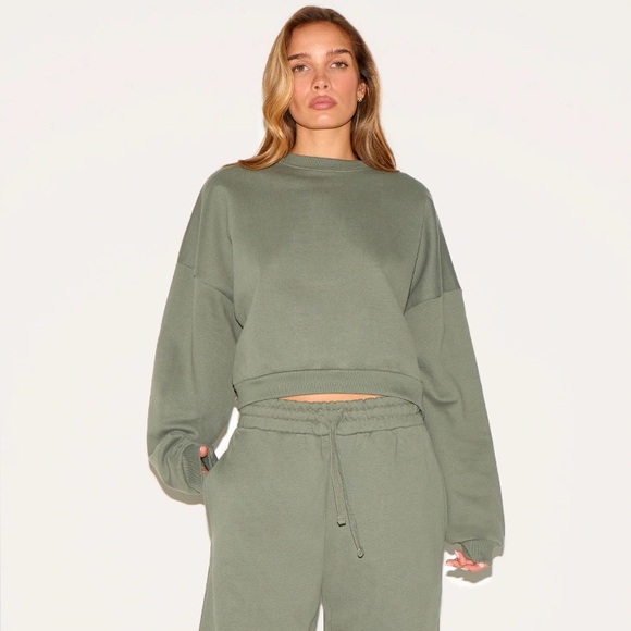 Green Matching Jogger Set - Picture 1 of 5